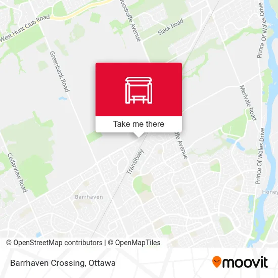 Barrhaven Crossing map