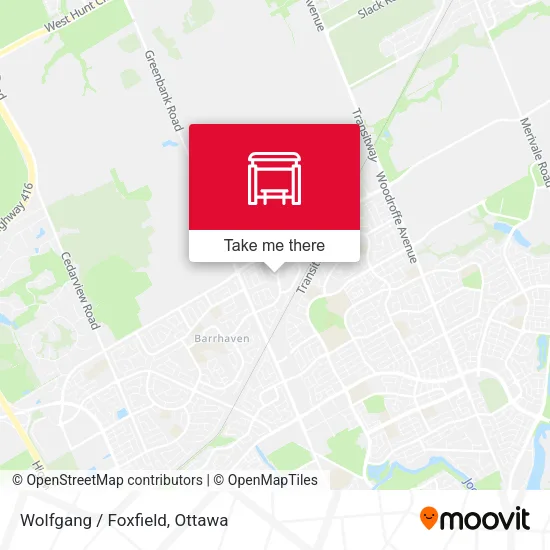 Wolfgang / Foxfield map
