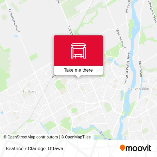 Beatrice / Claridge map