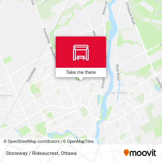 Stoneway / Rideaucrest map