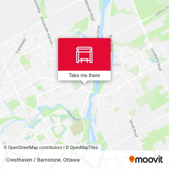 Cresthaven / Barnstone map
