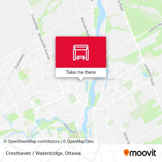 Cresthaven / Waterbridge map