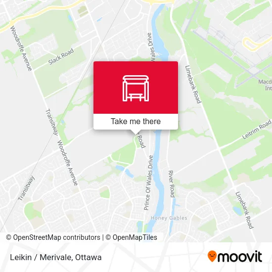 Leikin / Merivale map