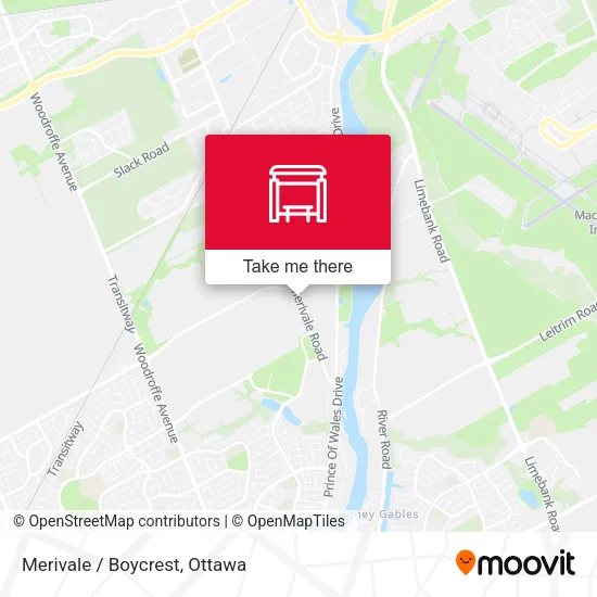 Merivale / Boycrest map