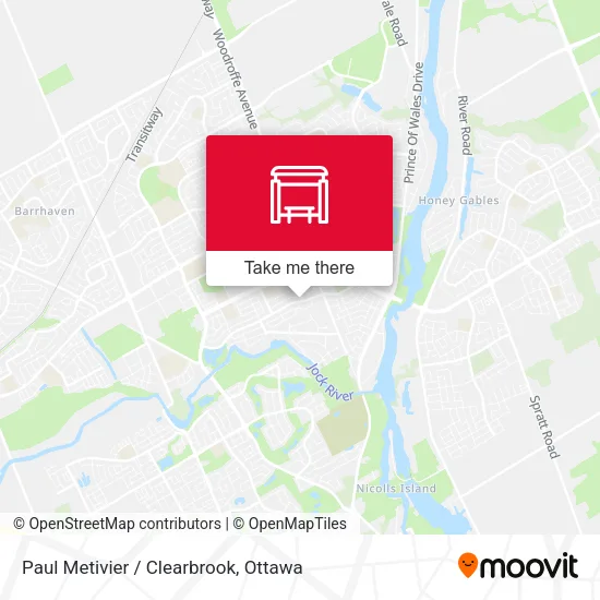 Paul Metivier / Clearbrook map