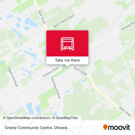 Greely Community Centre map