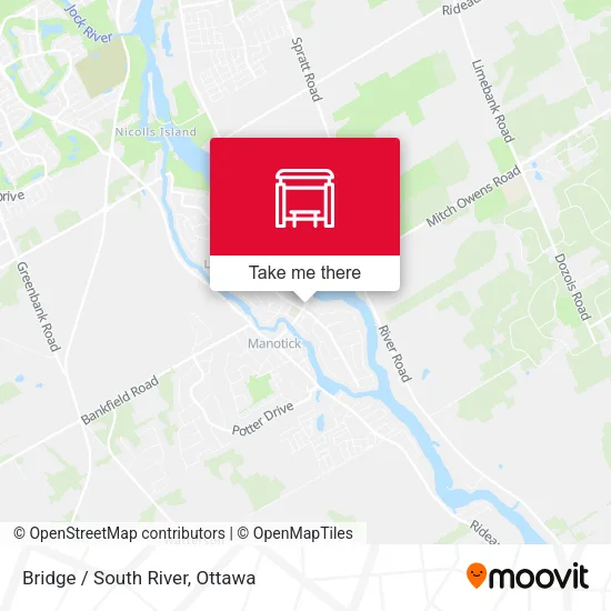 Bridge / South River map