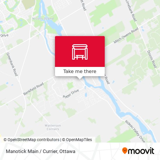 Manotick Main / Currier map