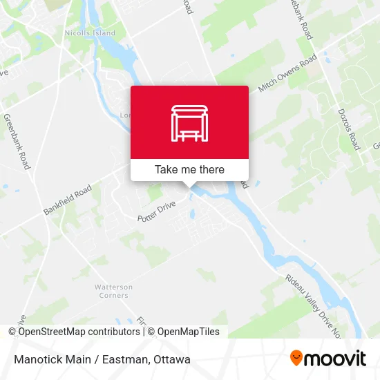 Manotick Main / Eastman map