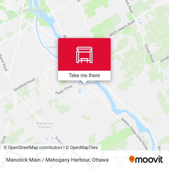 Manotick Main / Mahogany Harbour map