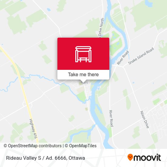 Rideau Valley S / Ad. 6666 map