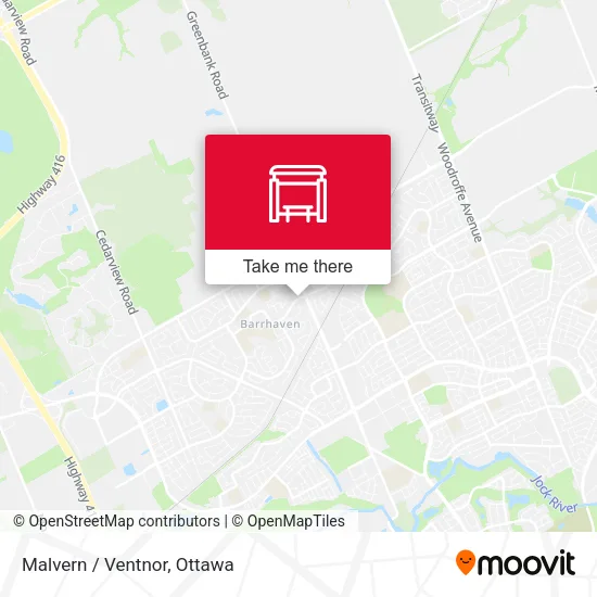Malvern / Ventnor map