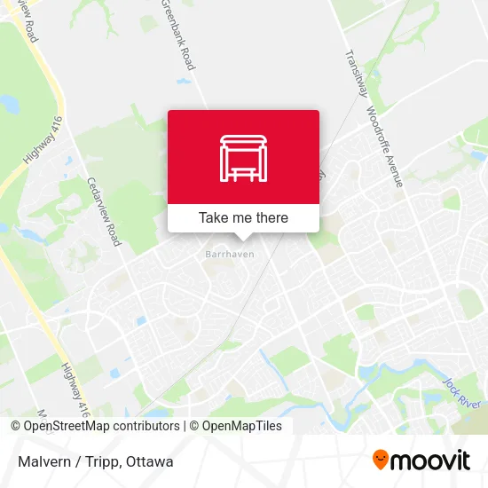 Malvern / Tripp map