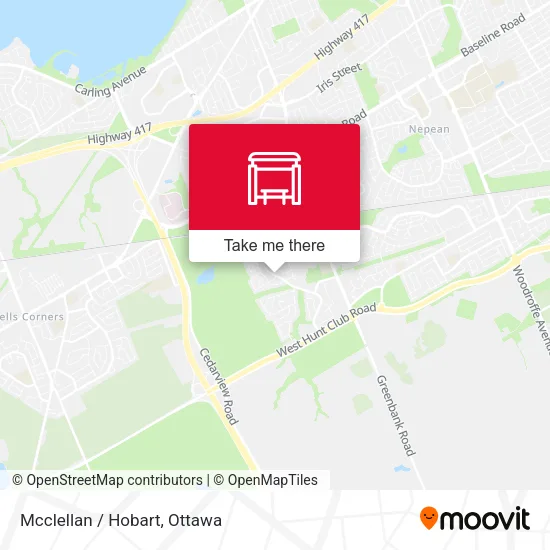 Mcclellan / Hobart map
