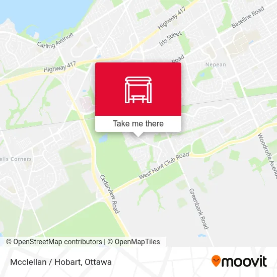 Mcclellan / Hobart map