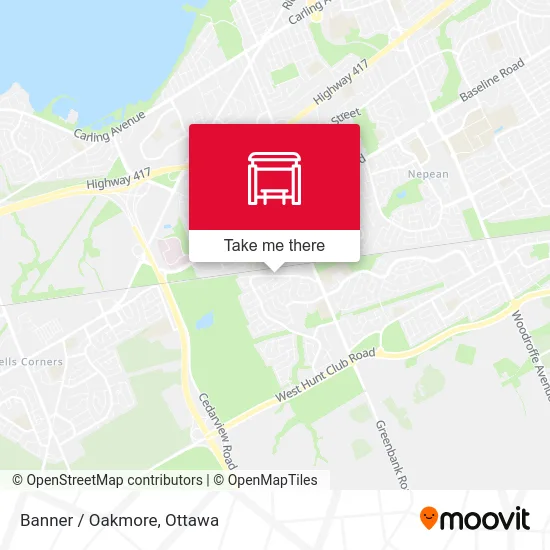 Banner / Oakmore map