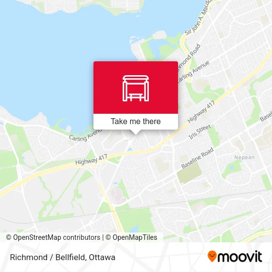 Richmond / Bellfield map
