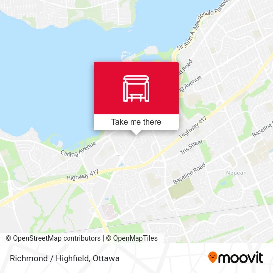 Richmond / Highfield map