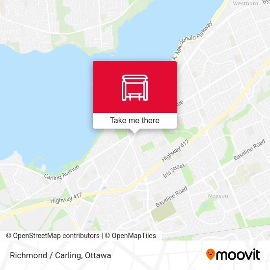 Richmond / Carling map