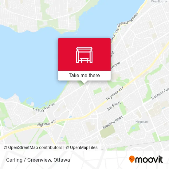 Carling / Greenview map