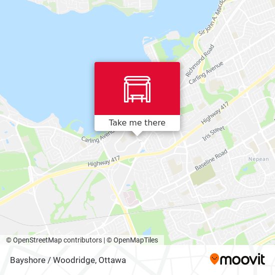 Bayshore / Woodridge map