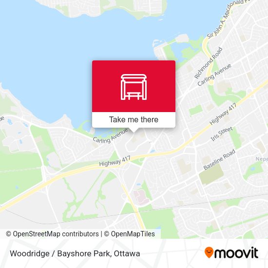 Woodridge / Bayshore Park map