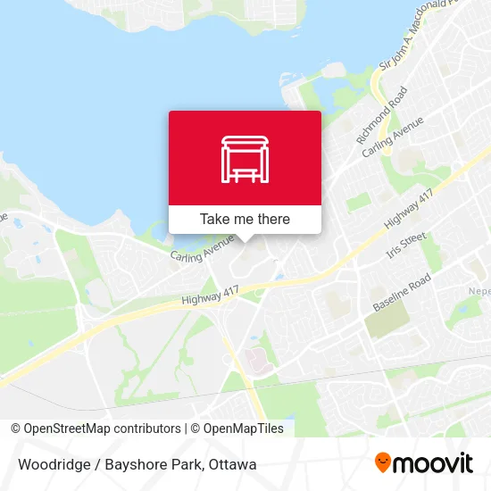 Woodridge / Bayshore Park map