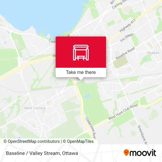 Baseline / Valley Stream map