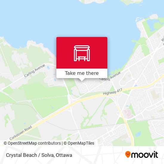 Crystal Beach / Solva map