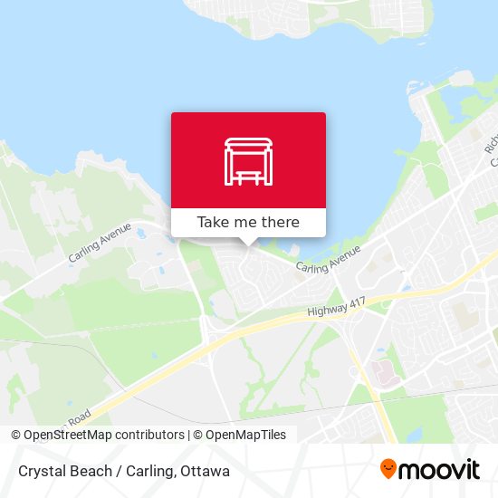 Crystal Beach / Carling map