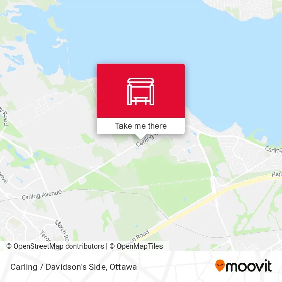 Carling / Davidson's Side map