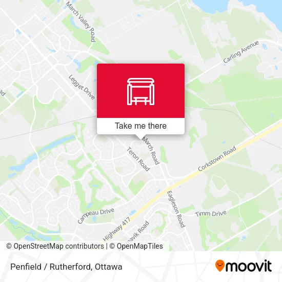 Penfield / Rutherford map