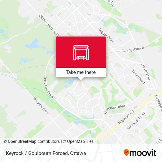 Keyrock / Goulbourn Forced map