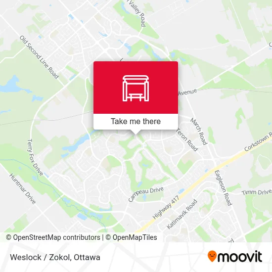 Weslock / Zokol map