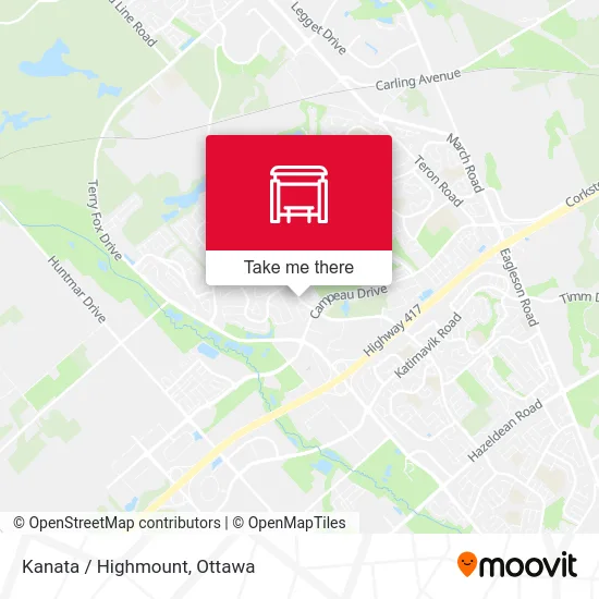 Kanata / Highmount map