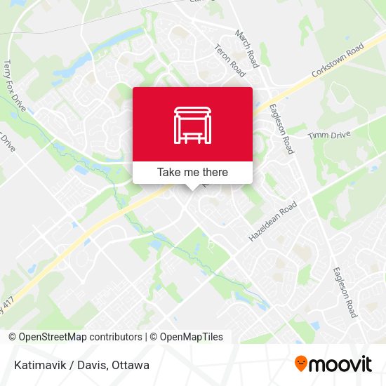 Katimavik / Davis map