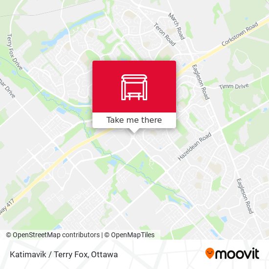 Katimavik / Terry Fox map