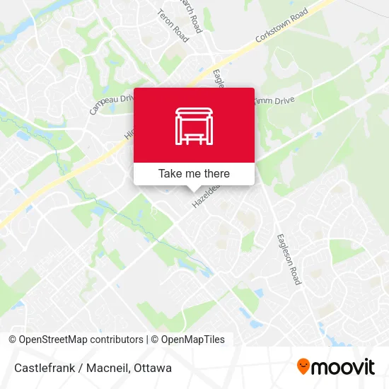 Castlefrank / Macneil map
