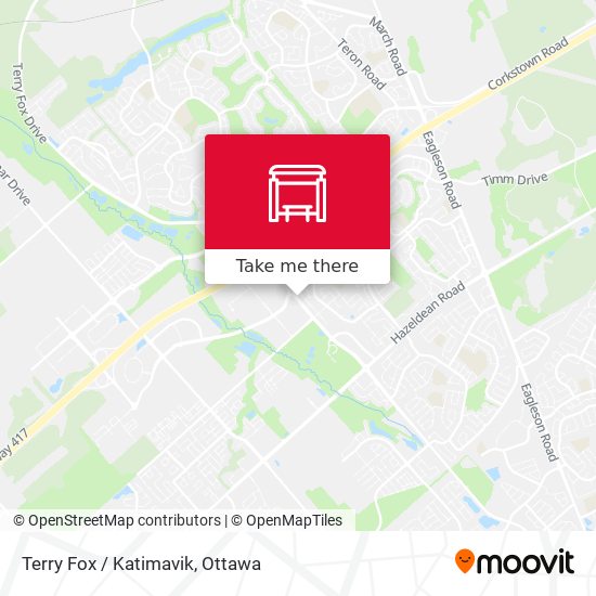 Terry Fox / Katimavik map