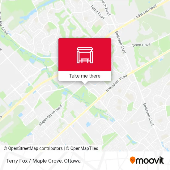 Terry Fox / Maple Grove map