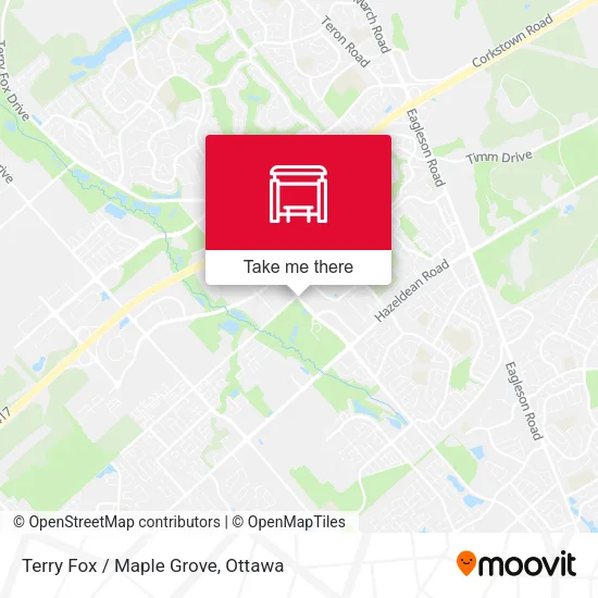 Terry Fox / Maple Grove map