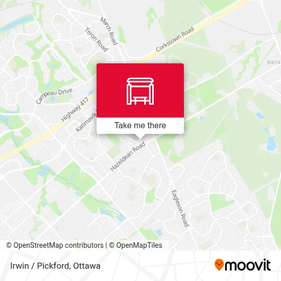 Irwin / Pickford map