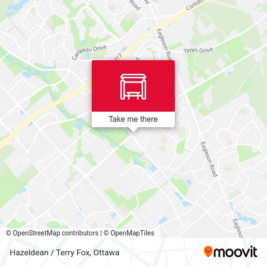 Hazeldean / Terry Fox map