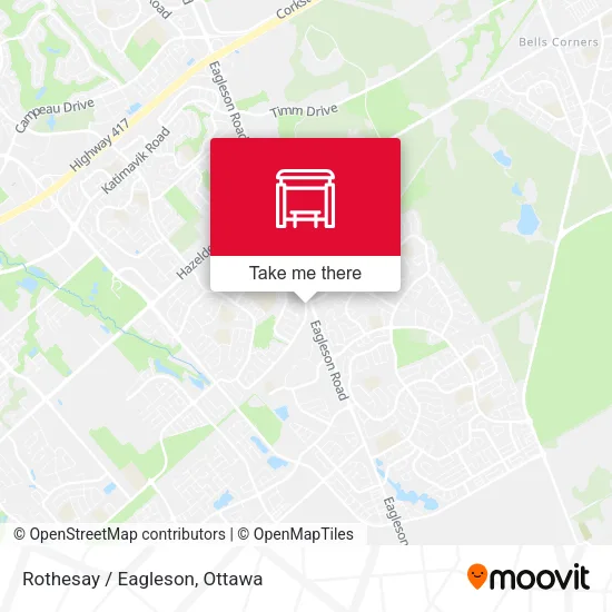 Rothesay / Eagleson map