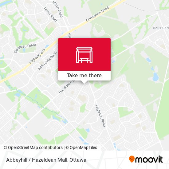 Abbeyhill / Hazeldean Mall map