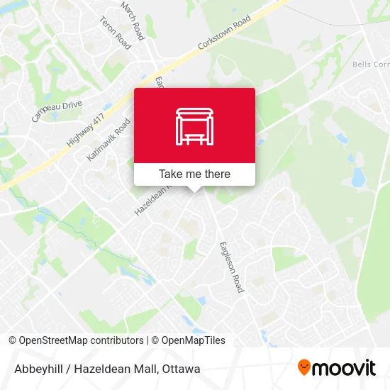 Abbeyhill / Hazeldean Mall map