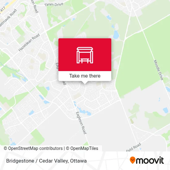 Bridgestone / Cedar Valley map