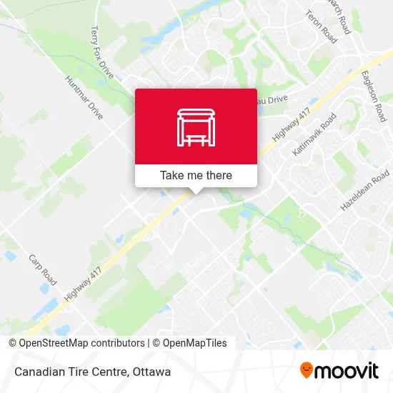 Canadian Tire Centre map