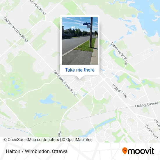 Halton / Wimbledon map