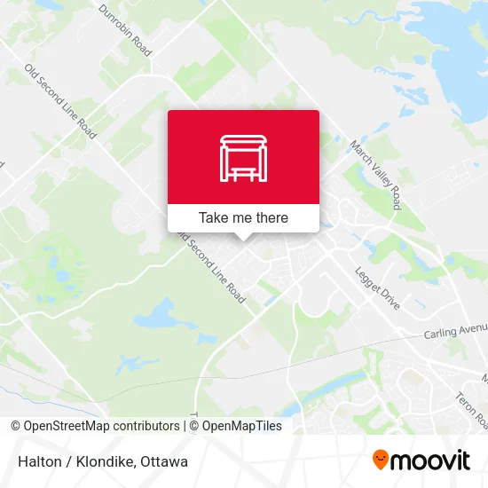 Halton / Klondike map